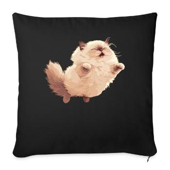 Chat de l’Himalaya Colourpoint Katze - Housse de coussin décorative 45 x 45 cm - noir - Devant