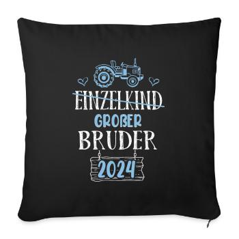 Big Brother 2024 - Sofa pillowcase 17,3'' x 17,3'' (45 x 45 cm) - black - Front
