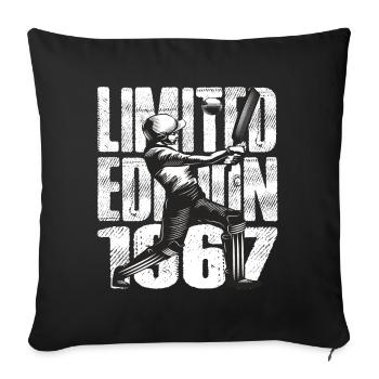 Édition limitée 1967 Édition limitée Cricket - Housse de coussin décorative 45 x 45 cm - noir - Devant
