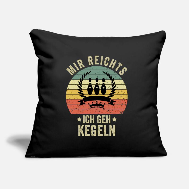 I've had enough, I'm going bowling Sofa pillowcase 17,3'' x 17,3'' (45 x 45 cm)