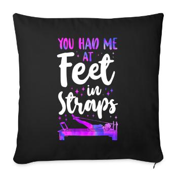 Instructeur de Pilates Professeur que vous avez eu - Housse de coussin décorative 45 x 45 cm - noir - Devant
