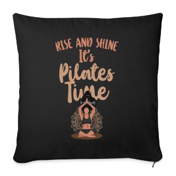Pilates Instructor Teacher Rise - Sofakissenbezug 45 x 45 cm - Schwarz - Vorne