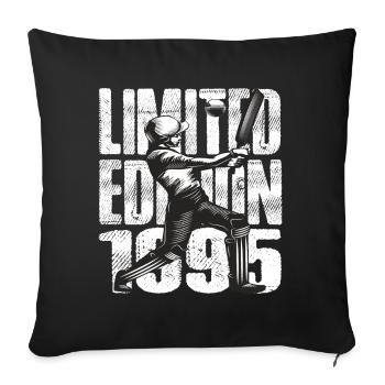 Édition limitée 1995 Édition limitée Cricket - Housse de coussin décorative 45 x 45 cm - noir - Devant
