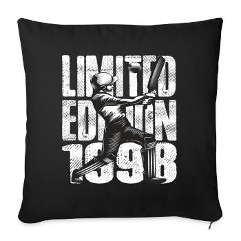Édition limitée 1998 Édition limitée Cricket - Housse de coussin décorative 45 x 45 cm - noir - Devant