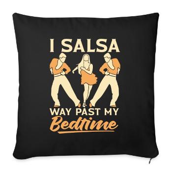 Danse Salsa I Salsa Passé Danse Sport Danse - Housse de coussin décorative 45 x 45 cm - noir - Devant