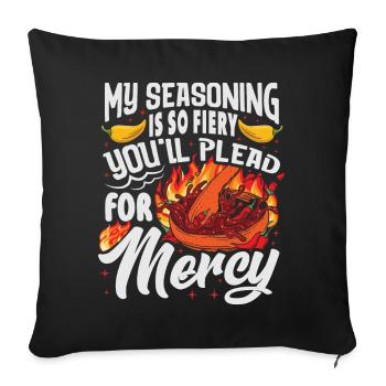 Culinary Expert Chef Foodie Spicy Chili Apparel - Sofa pillowcase 17,3'' x 17,3'' (45 x 45 cm) - black - Front