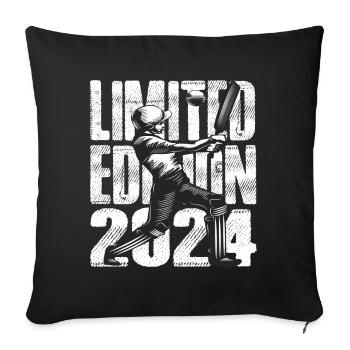Édition limitée 2024 Édition limitée Cricket - Housse de coussin décorative 45 x 45 cm - noir - Devant