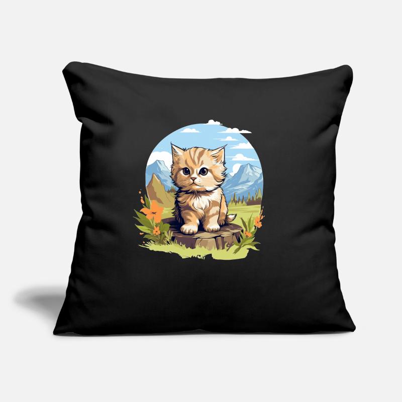 Munchkin Kitten Munchkin Cat Sofa pillowcase 17,3'' x 17,3'' (45 x 45 cm)