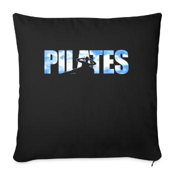Pilates Instructor Teacher Pilates - Sofakissenbezug 45 x 45 cm - Schwarz - Vorne
