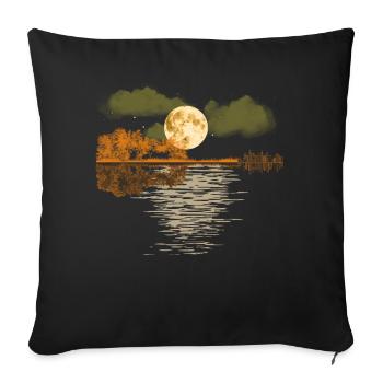 guitar, musician, music band, guitarist, - Sofa pillowcase 17,3'' x 17,3'' (45 x 45 cm) - black - Front
