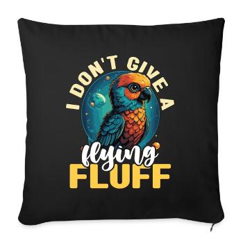 Conure I Don't Give A Flying Pet Bird Conure Lover - Sofa pillowcase 17,3'' x 17,3'' (45 x 45 cm) - black - Front