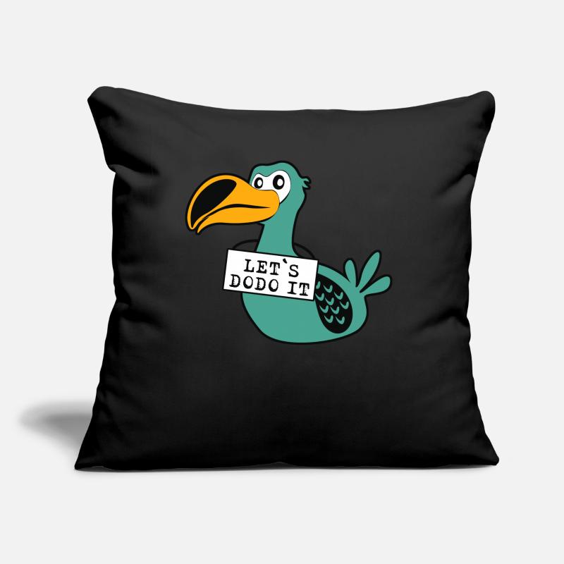 Faisons-le Dodo Housse de coussin décorative 45 x 45 cm