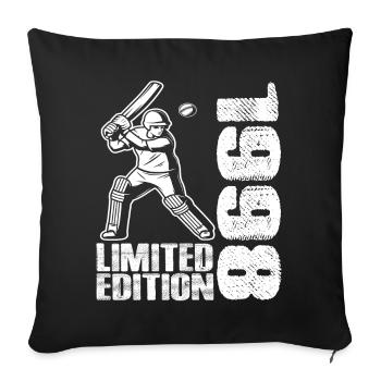 Édition limitée 1998 Édition limitée Cricket - Housse de coussin décorative 45 x 45 cm - noir - Devant