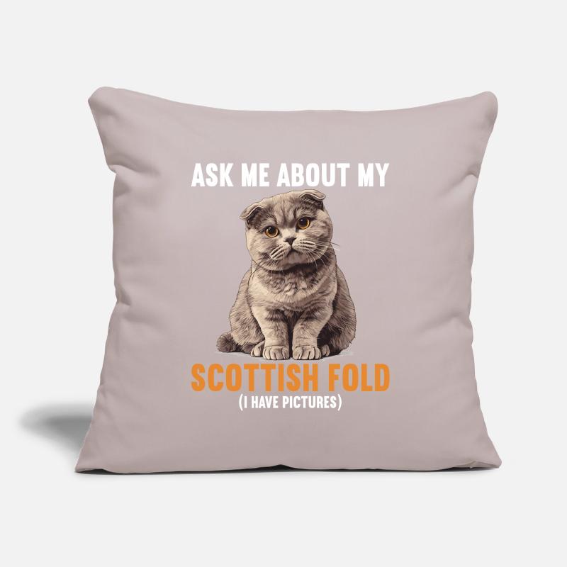 Scottish Fold Kätzchen Scottish Fold Katze Sofakissenbezug 45 x 45 cm