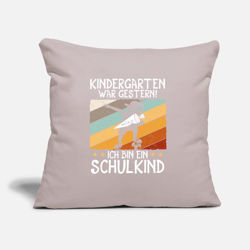 Ich bin ein Schulkind Noah Einschulung Sofakissenbezug 45 x 45 cm
