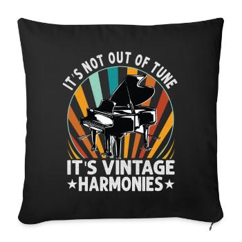 Piano Player Pianist Classical - Sofa pillowcase 17,3'' x 17,3'' (45 x 45 cm) - black - Front