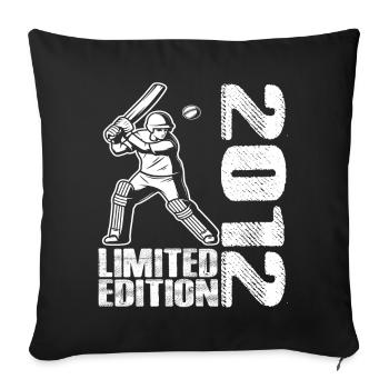 Limited Edition 2012 Limited Edition Cricket - Sofa pillowcase 17,3'' x 17,3'' (45 x 45 cm) - black - Front
