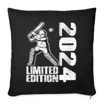 Édition limitée 2024 Édition limitée Cricket - Housse de coussin décorative 45 x 45 cm - noir - Devant