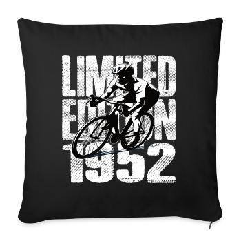 Édition limitée 1952 Édition limitée anniversaire - Housse de coussin décorative 45 x 45 cm - noir - Devant
