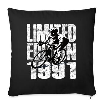 Édition limitée 1991 Édition limitée anniversaire - Housse de coussin décorative 45 x 45 cm - noir - Devant