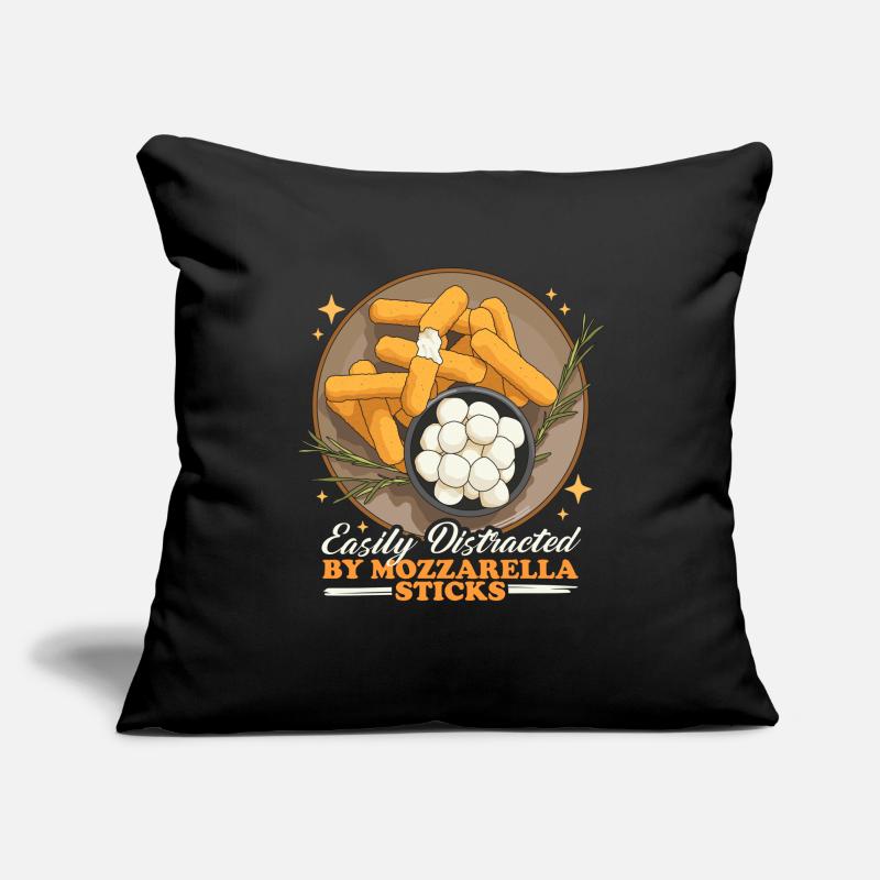 Mozzarella Sticks Cheese Lover Gift Sofa pillowcase 17,3'' x 17,3'' (45 x 45 cm)