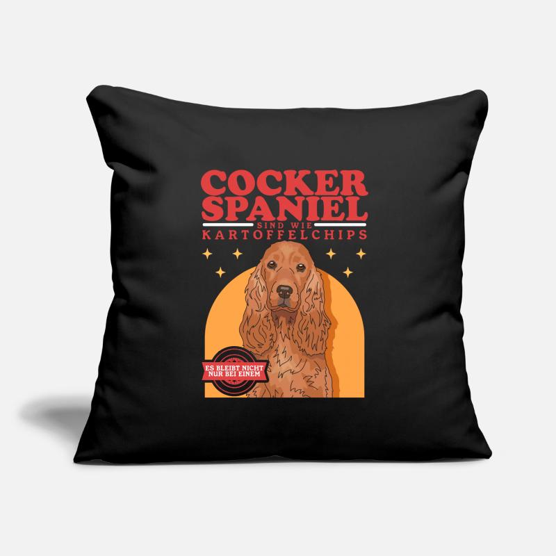 Les épagneuls cocker sont comme | Cadeau Cocker Spaniel Housse de coussin décorative 45 x 45 cm