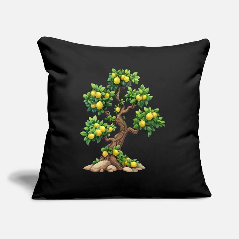 Lemon Tree, Natural Idyll, Refreshment Sofa pillowcase 17,3'' x 17,3'' (45 x 45 cm)