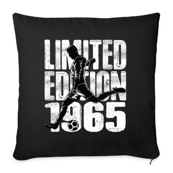 Édition limitée 1965 Édition limitée Football - Housse de coussin décorative 45 x 45 cm - noir - Devant