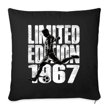 Édition limitée 1967 Édition limitée Football - Housse de coussin décorative 45 x 45 cm - noir - Devant