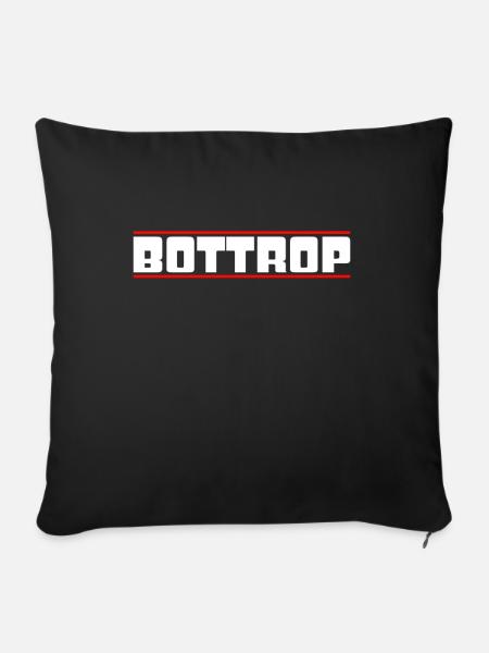 Bottrop - Sofakissenbezug 45 x 45 cm - Schwarz