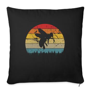 Beekeeper Tshirt Honey Bee Beekeeping Beekeeper - Sofa pillowcase 17,3'' x 17,3'' (45 x 45 cm) - black - Front