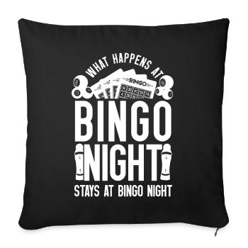 Bingo Player What Happens At Bingo - Sofakissenbezug 45 x 45 cm - Schwarz - Vorne