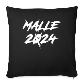 Malle 2024 - Sofakissenbezug 45 x 45 cm - Schwarz - Vorne