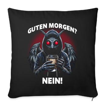 Bonjour Non - Housse de coussin décorative 45 x 45 cm - noir - Devant