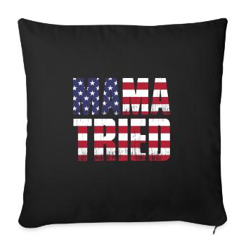 Cadeau de musique country country music - Housse de coussin décorative 45 x 45 cm - noir - Devant