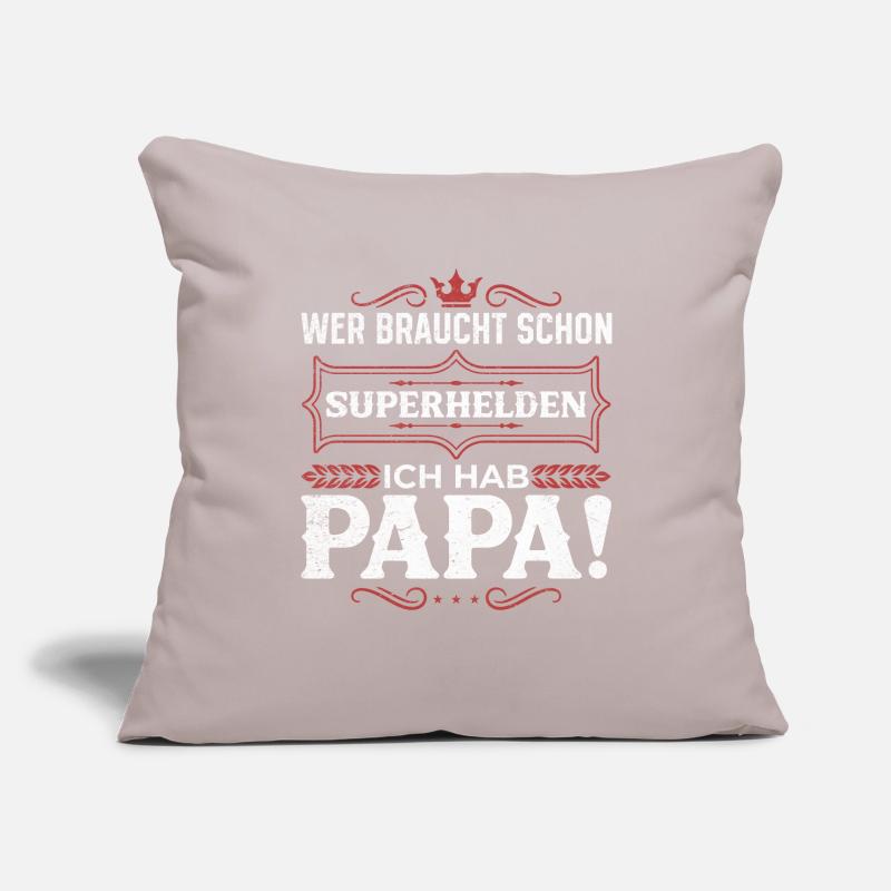 Superheld Papa Besser als jeder Comic-Held Sofakissenbezug 45 x 45 cm