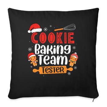 Baker - Sofa pillowcase 17,3'' x 17,3'' (45 x 45 cm) - black - Front