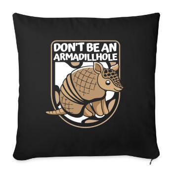 Sei keine Armadillhole Pink Fairy - Sofakissenbezug 45 x 45 cm - Schwarz - Vorne