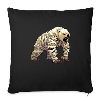 Grizzly Bear Halloween Brown Bear - Sofa pillowcase 17,3'' x 17,3'' (45 x 45 cm) - black - Front