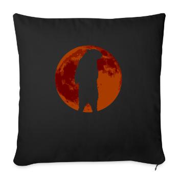 Grizzly Bear Halloween Brown Bear - Sofa pillowcase 17,3'' x 17,3'' (45 x 45 cm) - black - Front