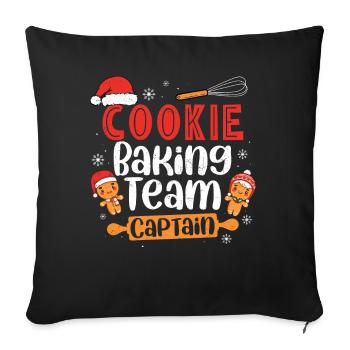 Baker - Sofa pillowcase 17,3'' x 17,3'' (45 x 45 cm) - black - Front