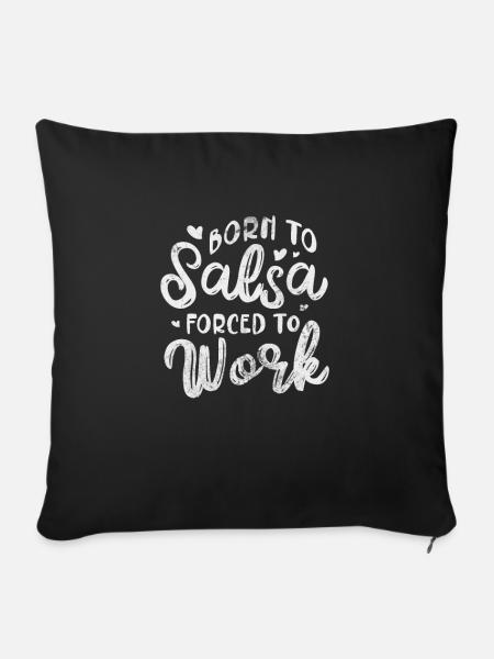 Salsa - Sofakissenbezug 45 x 45 cm - Schwarz