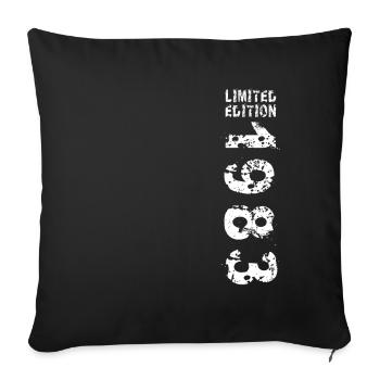1983 Geburtstag Geschenkidee Vintage Edition 1983 - Sofakissenbezug 45 x 45 cm - Schwarz - Vorne
