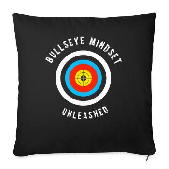 Archery Archery Archery Arrow Bow - Sofa pillowcase 17,3'' x 17,3'' (45 x 45 cm) - black - Front