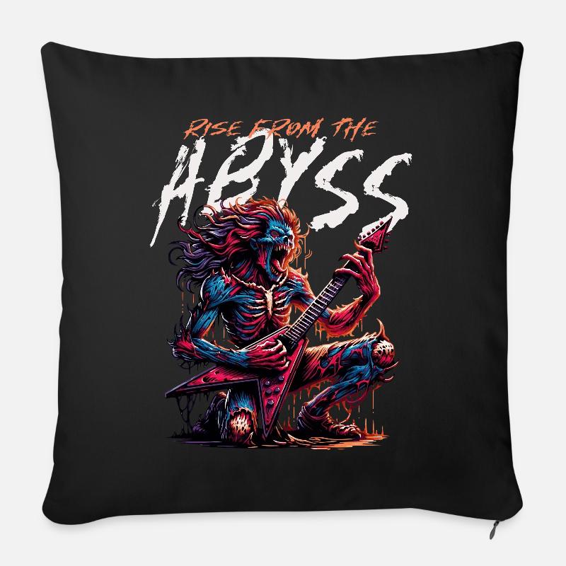 RISE FROM THE ABYSS - Sofakissenbezug 45 x 45 cm - Schwarz