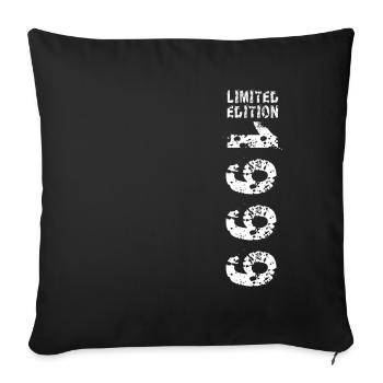 1999 Geburtstag Geschenkidee Vintage Edition 1999 - Sofakissenbezug 45 x 45 cm - Schwarz - Vorne