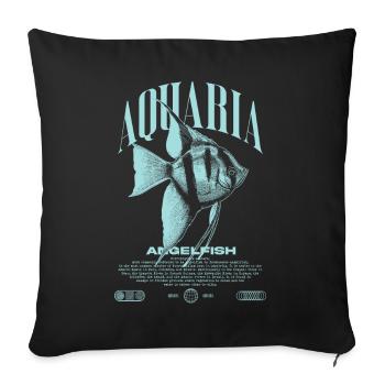 Altum Kaiserfisch Cichlid Fish Keeper Streetwear - Sofakissenbezug 45 x 45 cm - Schwarz - Vorne