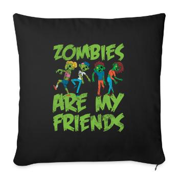 Zombie - Sofakissenbezug 45 x 45 cm - Schwarz - Vorne
