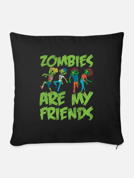 Zombie - Sofakissenbezug 45 x 45 cm - Schwarz