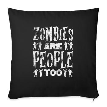 Zombie - Sofakissenbezug 45 x 45 cm - Schwarz - Vorne